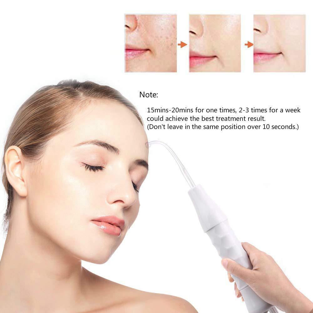 Handheld Red Light Purple Electric Therapy Beauty Device for Facial Care and Ozone Therapy