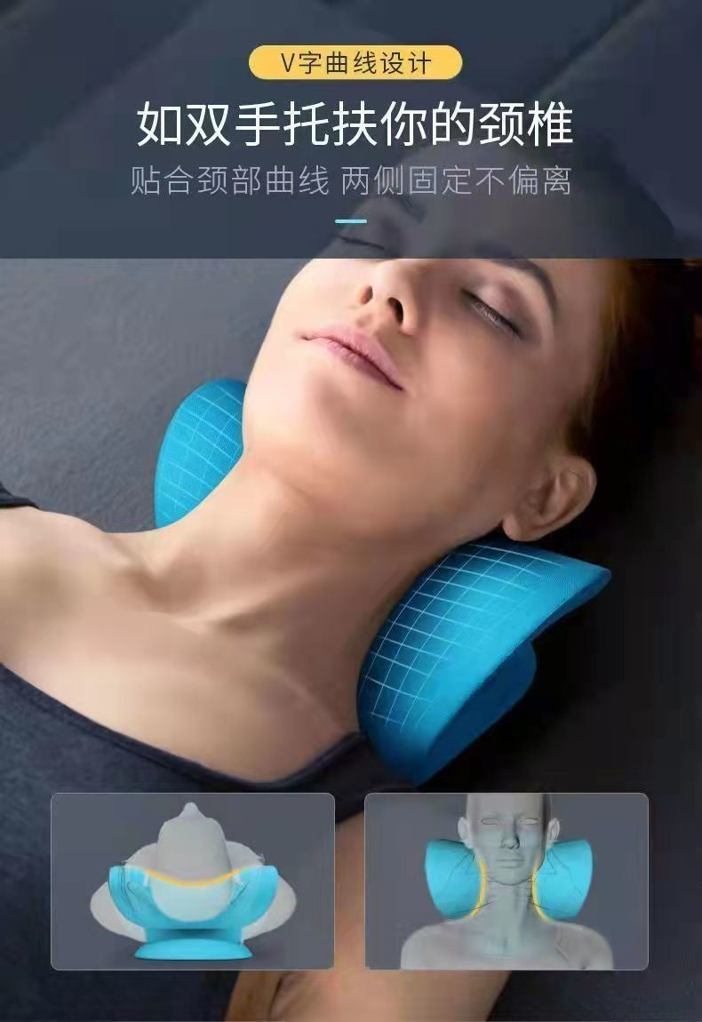 Korean Type c Cervical Spine Massage Pillow Fugui Bag Cervical Spine Orthosis Traction Massage Pillow Sleep Shoulder and Neck Massage Pillow