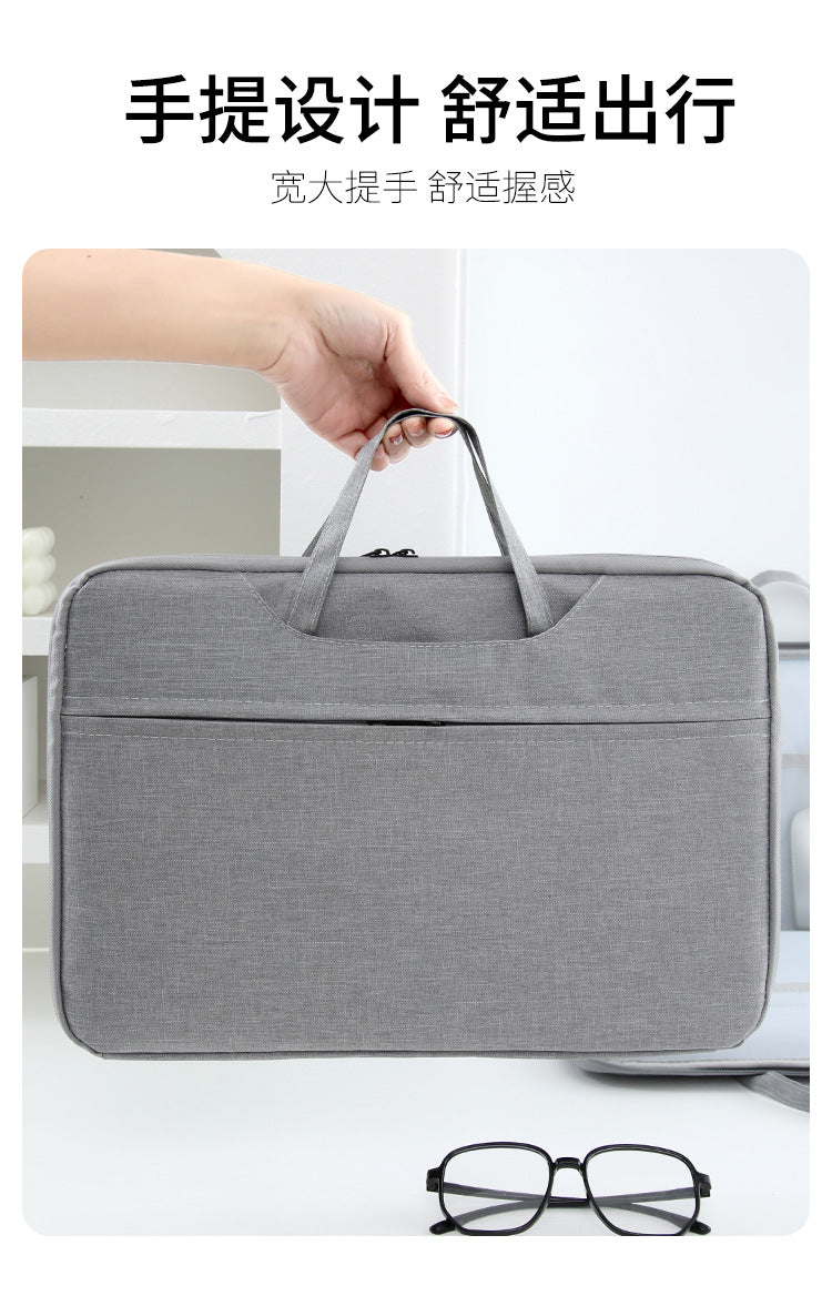 Source Factory Laptop Bag 14inch 15inch Computer Bag Portable Laptop Bag Lightweight Business Briefcase