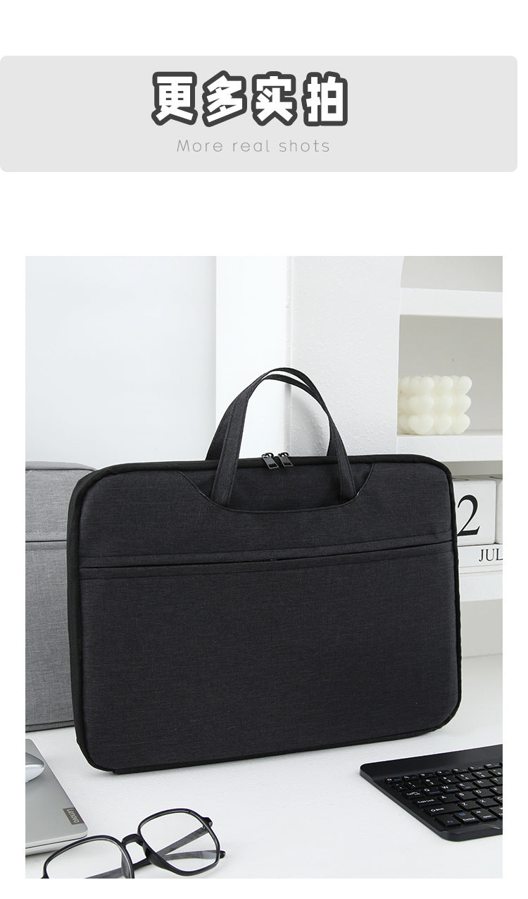 Source Factory Laptop Bag 14inch 15inch Computer Bag Portable Laptop Bag Lightweight Business Briefcase