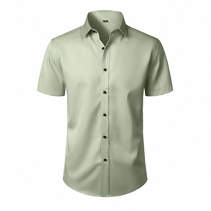 Men's Slim Fit Stretch Long-Sleeve Shirt – Plus Size Available