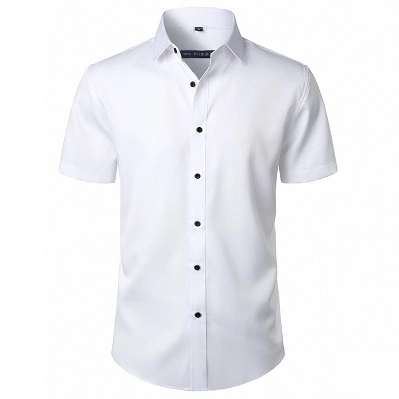 Men's Slim Fit Stretch Long-Sleeve Shirt – Plus Size Available